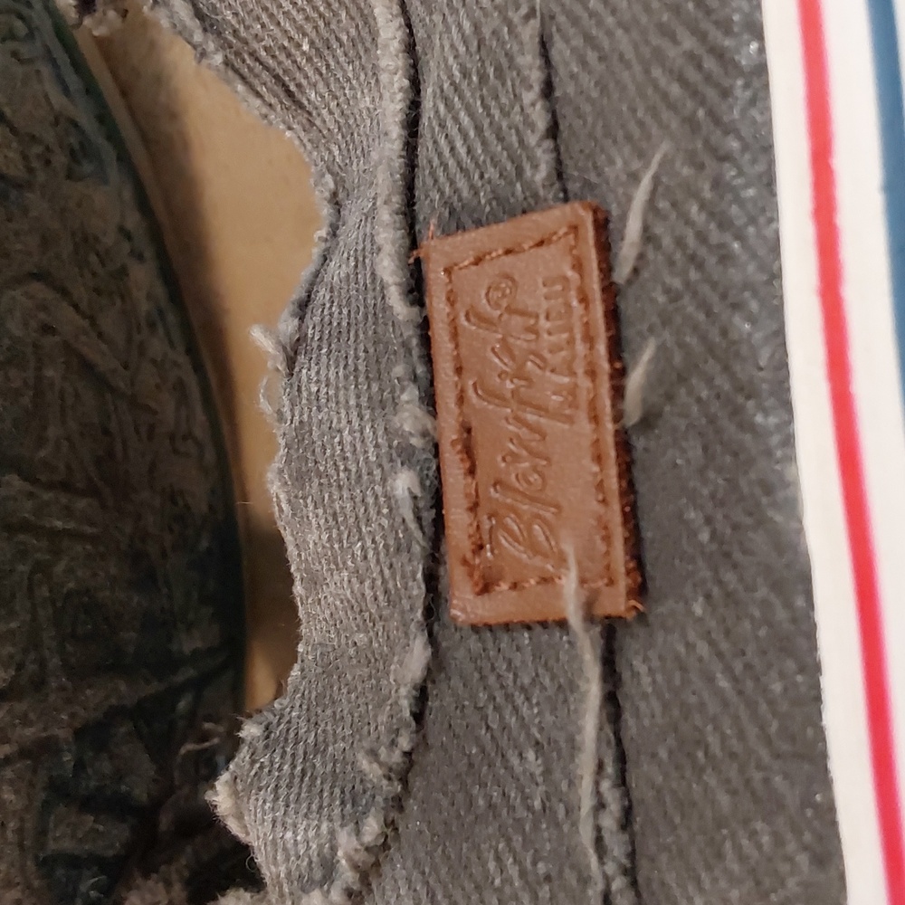 lowfish Malibu Play slip-on sneakers in light grey hipster smoked twill Size 10 - Picture 6 of 12